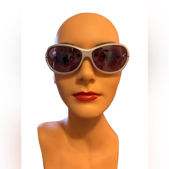 Nike Scene Stealer Oval Sunglasses Summit White EVO350 Side Swosh Women’s main image 6